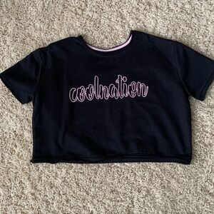 Loud Apparel black cropped top Size 8